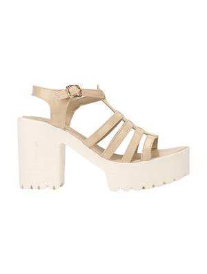 beige ankle strap sandals - 15433369 - Standard Image - 2