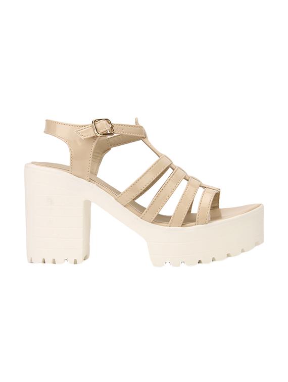 beige ankle strap sandals - 15433369 - Zoom Image - 2