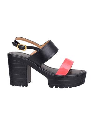 black back strap sandals - 15433370 - Standard Image - 2