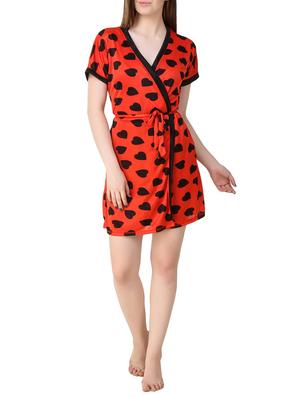 printed robe and bikini set - 15434597 - Standard Image - 2