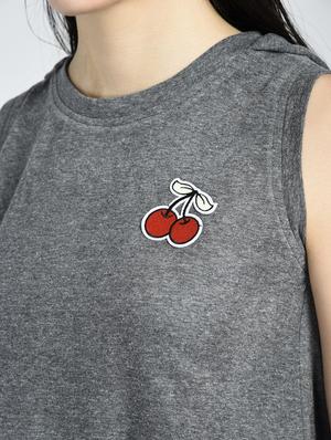 overlap back hooded crop top - 15434652 - Standard Image - 5