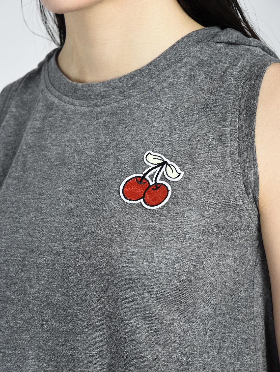 overlap back hooded crop top - 15434652 - Zoom Image - 5