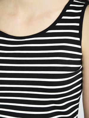 fringed hem striped top - 15434659 - Standard Image - 5