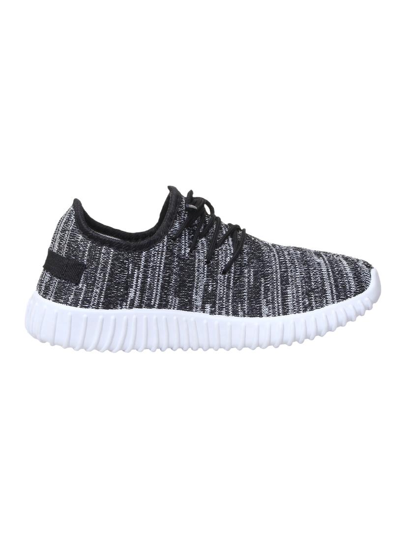 black lace-up sports shoes - 15435120 - Zoom Image - 2