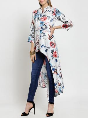 Fusion digital print kurta - 15436753 - Standard Image - 2