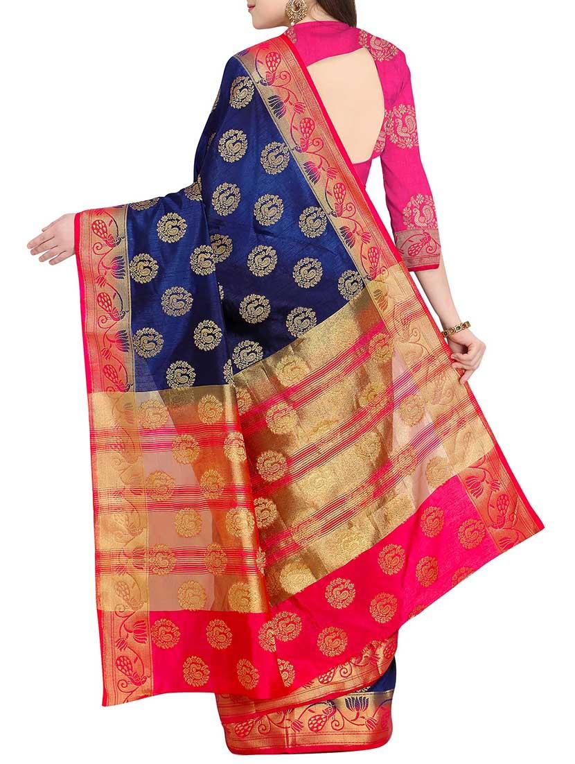 Conversational kanjivaram saree with blouse - 15436836 - Zoom Image - 2