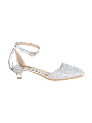 silver ankle strap sandals - 15436998 - Standard Image - 2