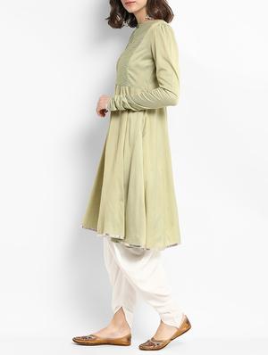 Gota patti kurta with salwar set - 15438250 - Standard Image - 2