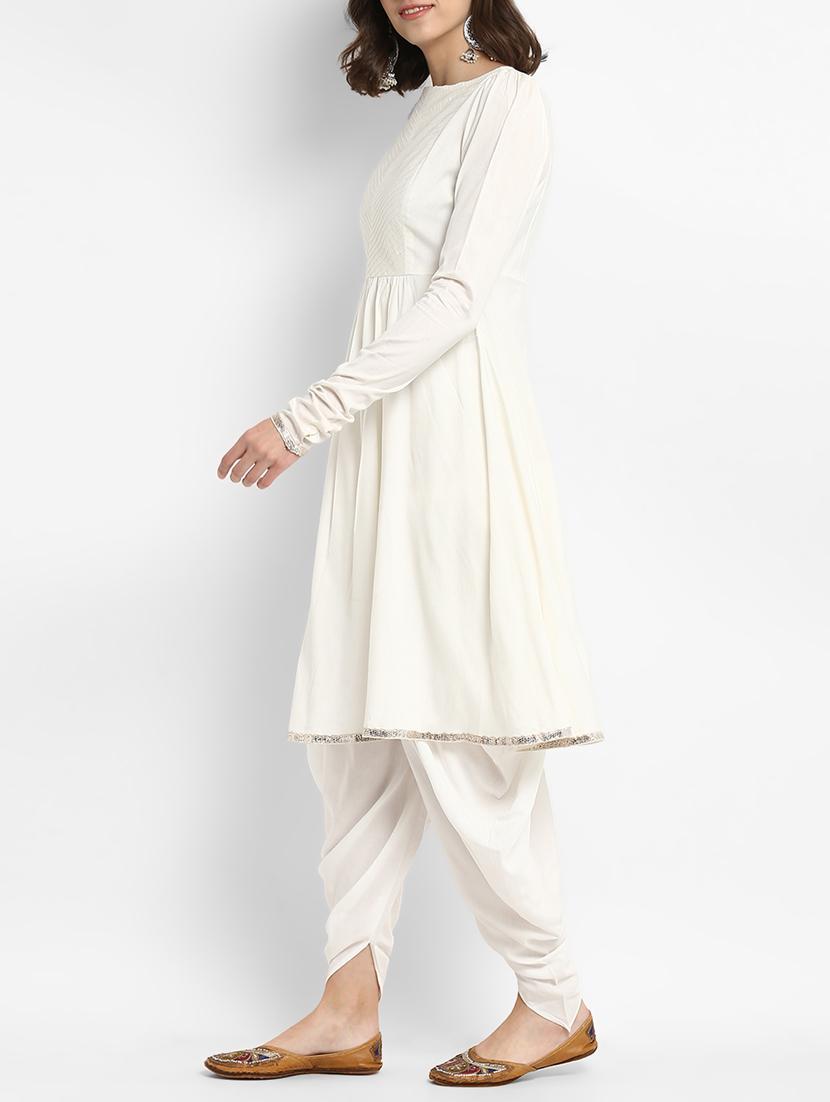 Gota patti kurta with salwar set - 15438348 - Zoom Image - 2