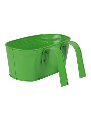 wonderland ( set of 2 ) 12 inch self embossed railing planters in green - 15440918 - Standard Image - 5