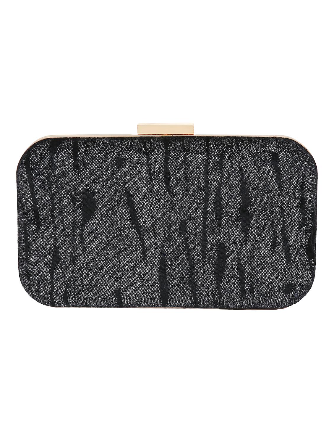 grey shimmer box clutch - 15441127 - Zoom Image - 2