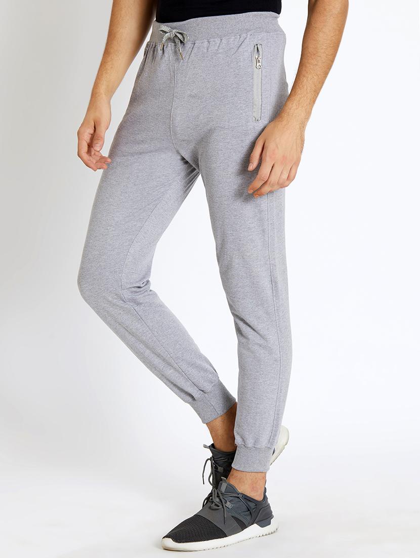 grey cotton joggers - 15441349 - Zoom Image - 2
