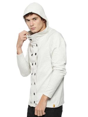 white cotton sweatshirt - 15443858 - Standard Image - 2