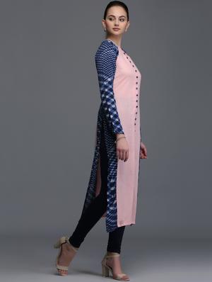 straight printed kurta - 15445046 - Standard Image - 2