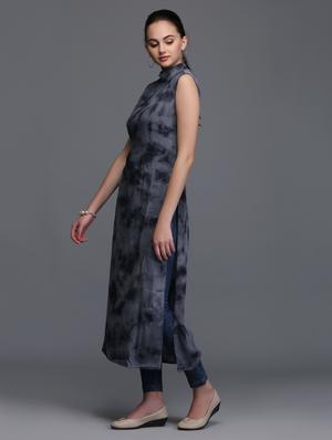 straight printed kurta - 15445053 - Standard Image - 2