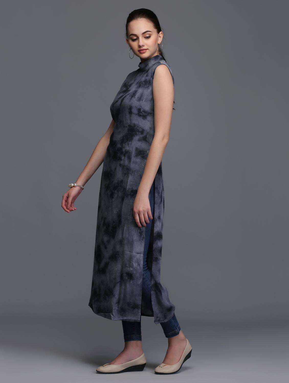 straight printed kurta - 15445053 - Zoom Image - 2