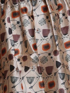 flared printed mini skirt - 15445281 - Standard Image - 5