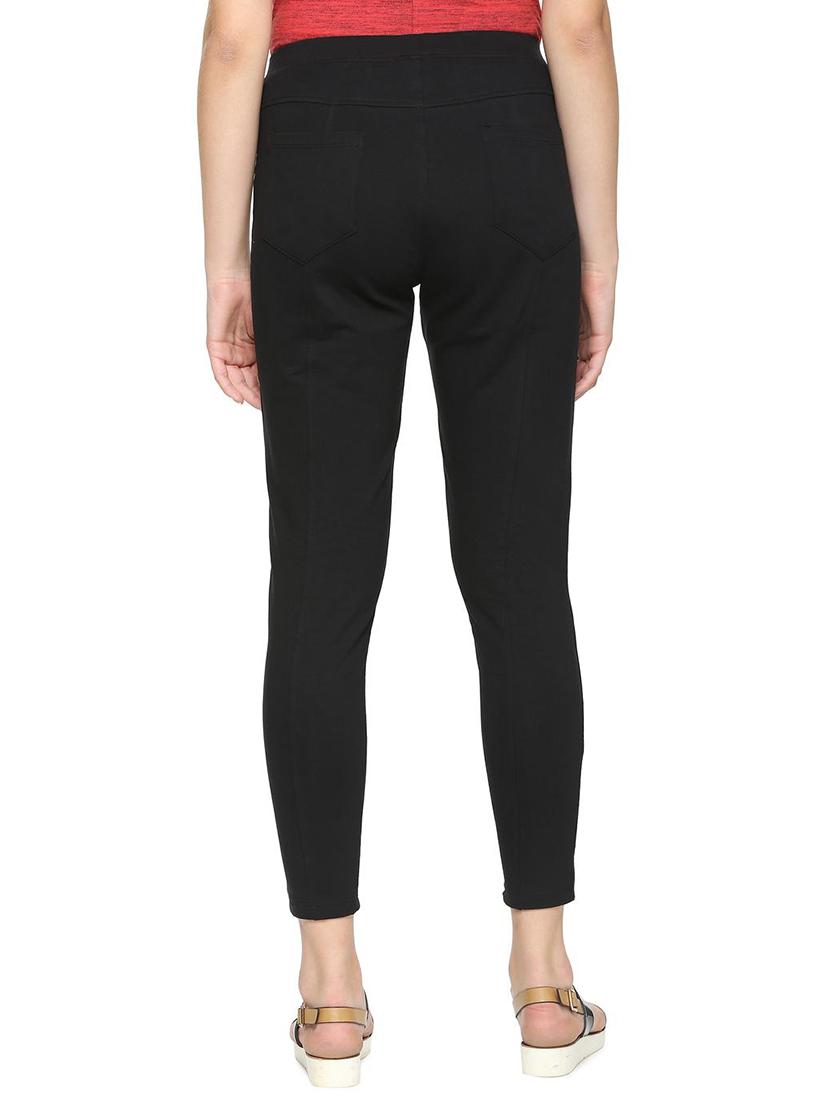 mid waist solid jegging - 15447130 - Zoom Image - 2