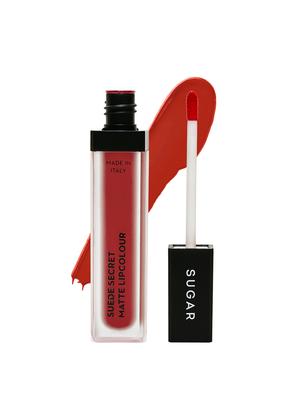 SUGAR Suede Secret Matte Lipcolour 14 Tartan Tangerine (Orange With Hints Of Red) - 15447733 - Standard Image - 2
