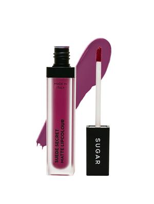 SUGAR Suede Secret Matte Lipcolour 16 Silk Sangria (Magenta Purple) - 15447735 - Standard Image - 2