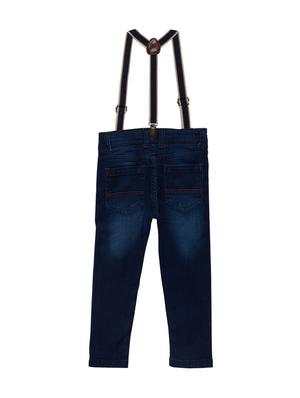 dark blue denim washed jeans - 15448644 - Standard Image - 2