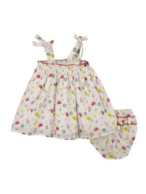 pink cotton twin set - 15449689 - Standard Image - 2