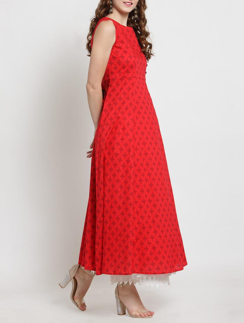 High slit printed kurta - 15451853 - Zoom Image - 2