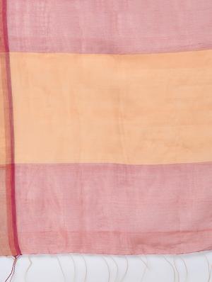 zari border jamdani saree with blouse - 15452402 - Standard Image - 5