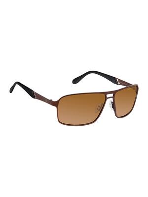 David Blake Brown Rectangular Polarized UV Protection Sunglass - 15454880 - Standard Image - 2