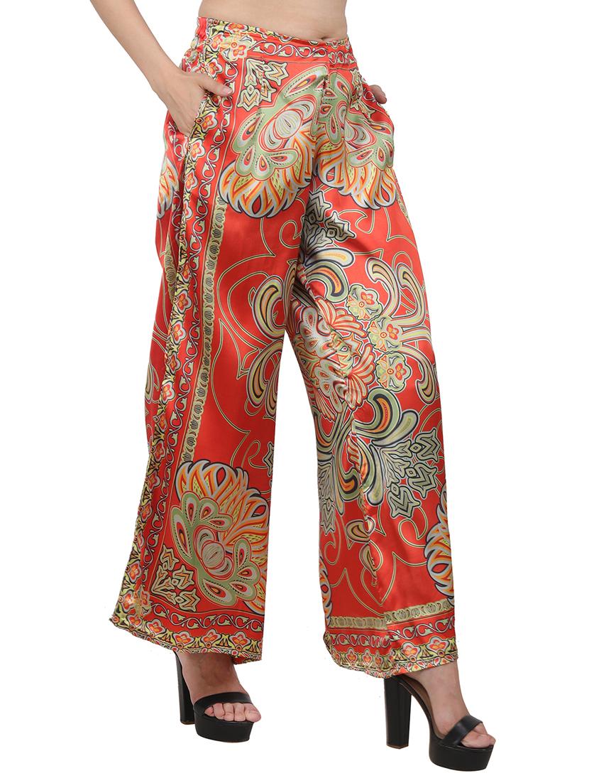 Kaleidoscopic print flared palazzo - 15455431 - Zoom Image - 2
