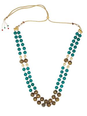 blue metal bridal necklace - 15456524 - Standard Image - 2