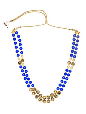 yellow metal bridal necklace - 15456528 - Standard Image - 2