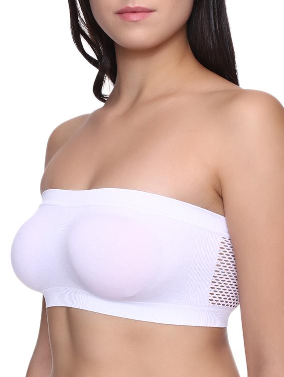 mesh back tube bra - 15457040 - Zoom Image - 2