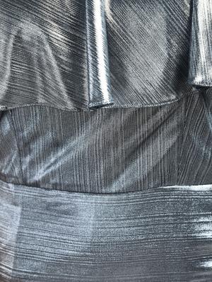 metallic ruffled bodycon dress - 15457814 - Standard Image - 5