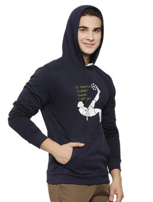 blue chest printed sweatshirt - 15460134 - Standard Image - 2