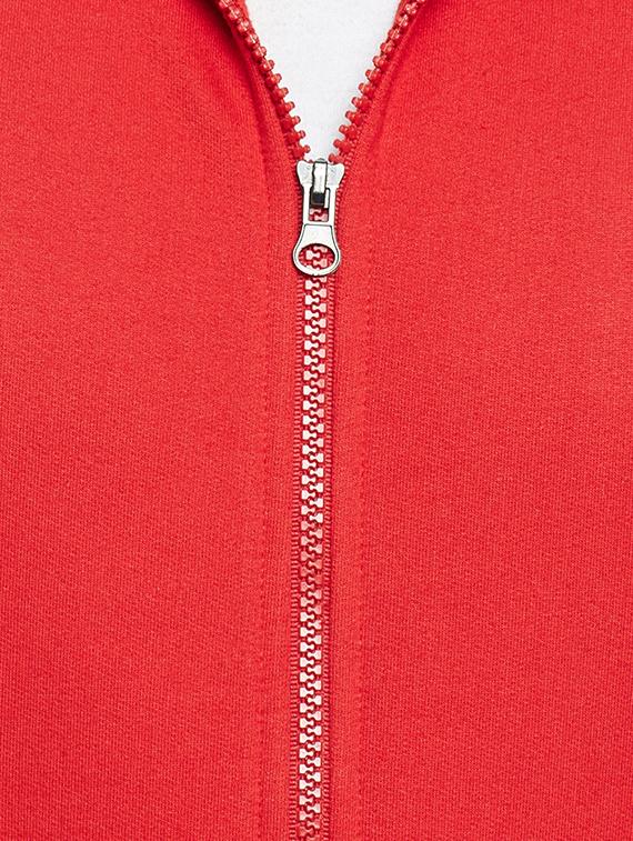 red fleece sweatshirt - 15465769 - Zoom Image - 5