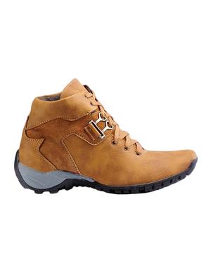 tan leather high ankle boots - 15468088 - Standard Image - 2