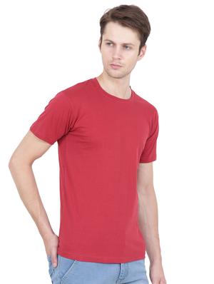 red cotton t-shirt - 15469119 - Standard Image - 2