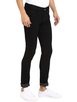 black cotton plain jeans - 15469956 - Standard Image - 2