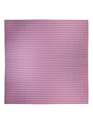 red & white woven design polycotton double bed cover with 2 pillow covers - 15471196 - Standard Image - 2