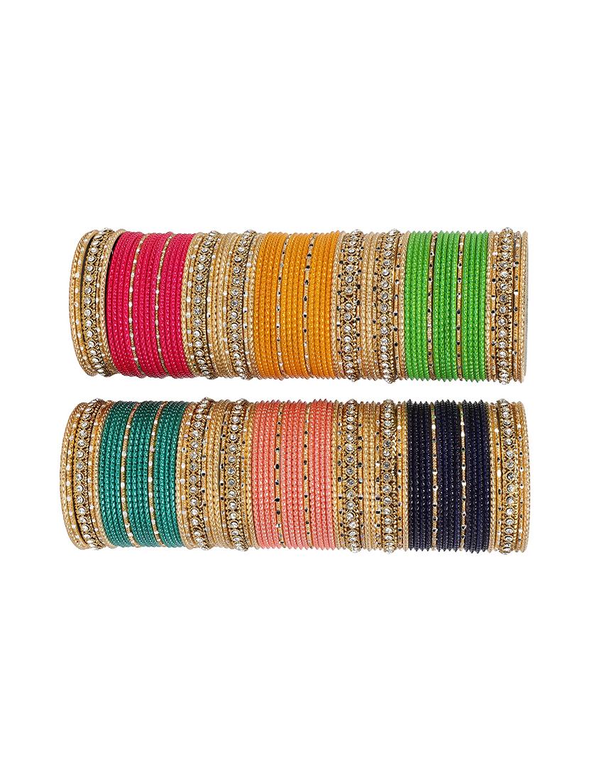 Multi Colored Bangles - 15471479 - Zoom Image - 2