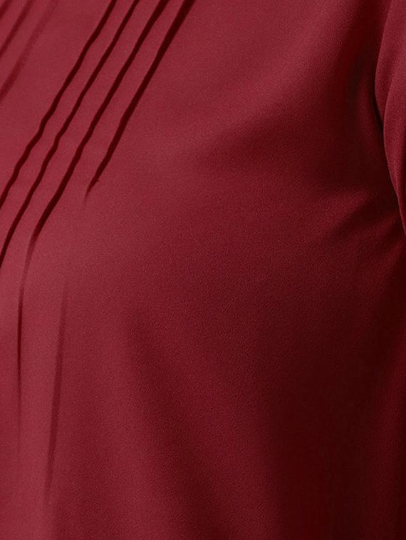 pin-tuck detail pleated top - 15471531 - Zoom Image - 5