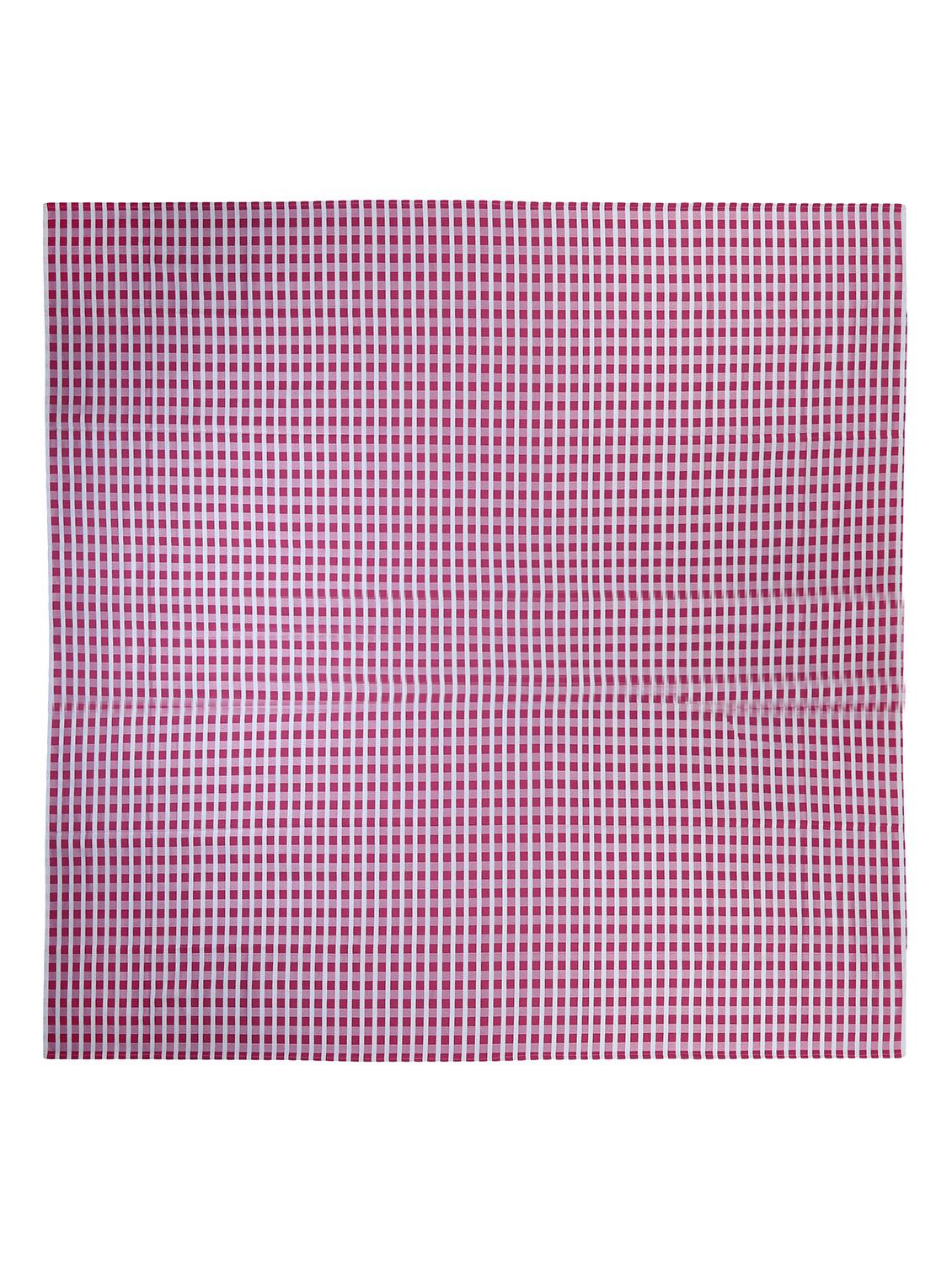 red woven design polycotton double bed cover with 2 pillow covers - 15472427 - Zoom Image - 2