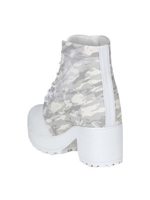 white lace-up ankle boots - 15472802 - Standard Image - 2