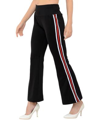 side taping flared trouser - 15472829 - Standard Image - 2