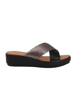black slip on wedges - 15473005 - Standard Image - 2