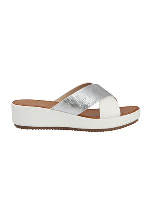 white slip on wedges - 15473006 - Standard Image - 2