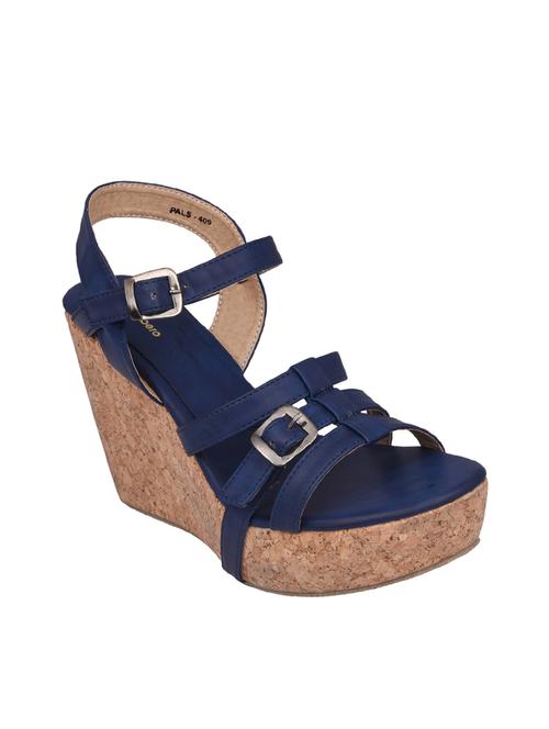 blue platforms wedges - 15473038 - Standard Image - 1