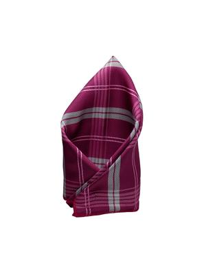 pink micro fiber tie with cufflinks & pocketsquare - 15473763 - Standard Image - 2