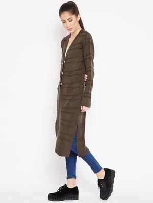 striped woolen cardigan - 15476332 - Standard Image - 2